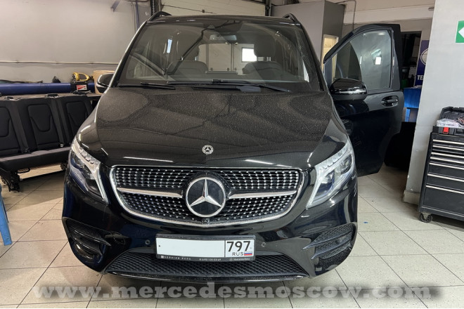 Удлинение широких рельс под столик для Mercedes V-Class W447